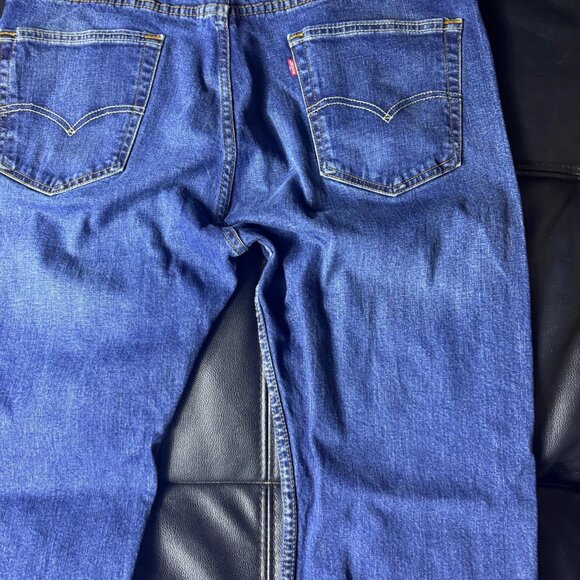 Levi's 505 Men's Straight Leg Jeans Blue Denim Medium Wash 5-Pocket W38 L32 - Picture 7 of 16